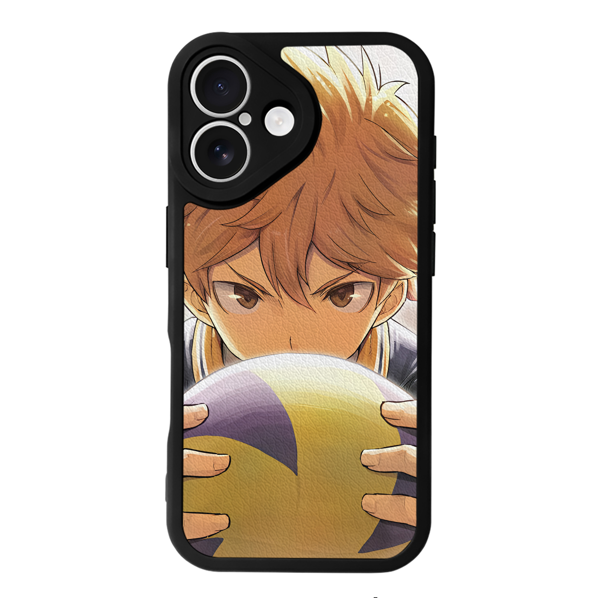 （画像用） ハイキュー!! Haikyu!! 【iPhone 16シリーズ対応】シリコンスマホケース（レザー調） 材質：シリコン